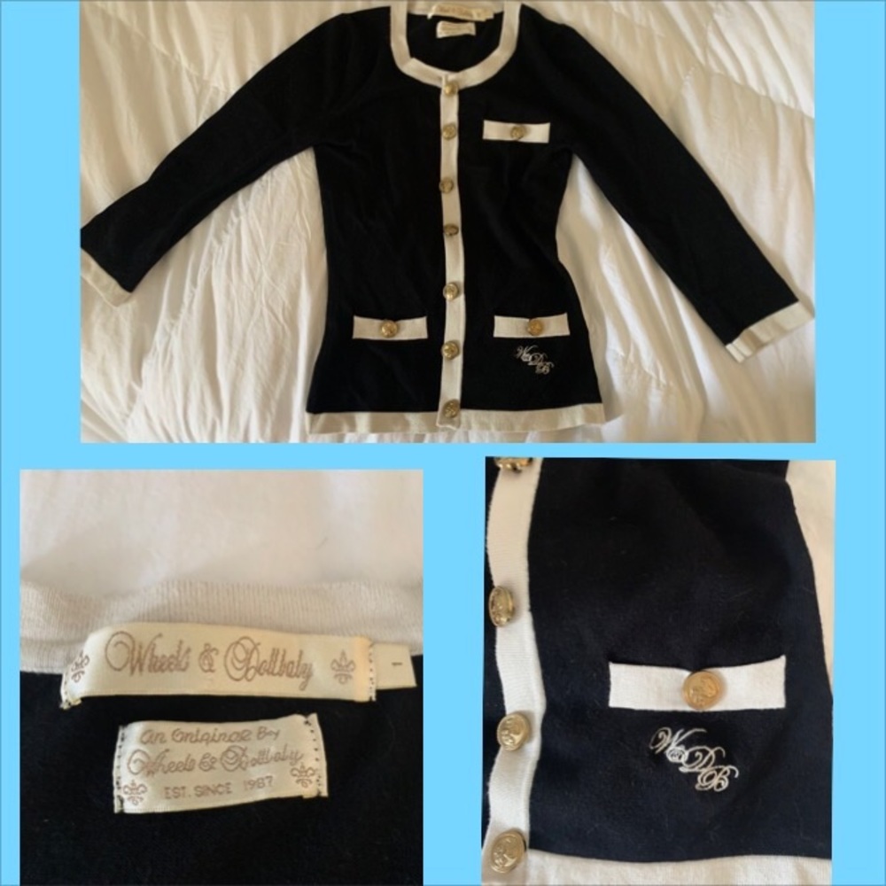 Wheels & Dollbaby Pinup Cardigan Size 1